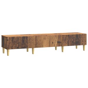 vidaXL Meuble TV Bois ancien 147 x 34 5 x 30 cm Bois d'ingénierie