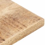 vidaXL Dessus de table Bois de manguier solide 15-16 mm 80x80 cm
