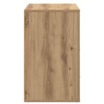 vidaXL Cabinet de chevet avec tiroir chêne artisanal 50 x 36 x 60 cm