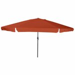 vidaXL Parasol de jardin Rouge et Noir 395 x 395 x 245 cm