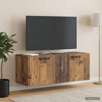 vidaXL Meuble TV mural Bois ancien 78 5 x 31 x 30 cm Bois d'ingénierie