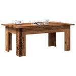 vidaXL Table basse vieux bois 100x60x42 cm bois d'ingénierie