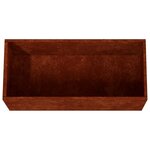 vidaXL Jardinière 62x40x39 cm acier corten
