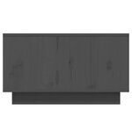 Vidaxl table basse gris 55x56x32 cm bois massif de pin