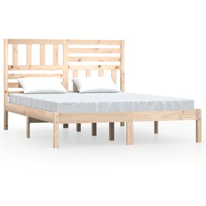 vidaXL Cadre de lit sans matelas 150x200 cm bois massif de pin