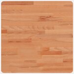 vidaXL Dessus de table 50x50x1 5 cm carré bois massif de hêtre