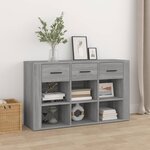 vidaXL Buffet Sonoma gris 100x30x59 5 cm Bois d'ingénierie