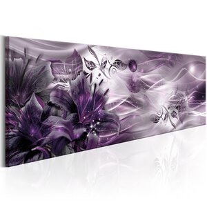 Tableau - amethyst constellation l x h en cm 120x40