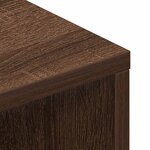 vidaXL Meuble TV Chêne marron 100x40x40 cm Bois d'ingénierie