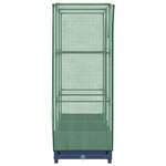 vidaXL Jardinière surélevée avec housse aspect rotin 80x40x123 cm