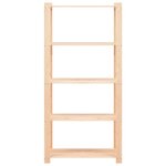 vidaXL Étagères de rangement à 5 niveaux 10Pièces 80x38x170 cm Pin 250 kg