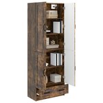 vidaXL Ensemble de Meubles 2 Pièces Chêne fumé Bois d'ingénierie