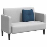 vidaXL Coussin de Dos Bleu 45 x 24 x 50 cm tissu