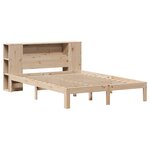 vidaXL Lit bibliothèque sans matelas 150x200 cm bois massif de pin