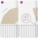 vidaXL Écran de confidentialité pour balcon Beige 160 x 160 cm tissu