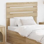 vidaXL Tête de lit Chêne Sonoma 90 cm Bois d'ingénierie