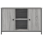 vidaXL Meuble TV sonoma gris 100x35x65 cm bois d'ingénierie