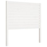 vidaXL Tête de lit Blanc 81x4x100 cm Bois massif de pin