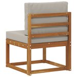 vidaXL Sofa de milieu extérieur Bois d'Acacia Massif