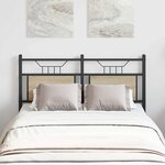 vidaXL Tête de lit chêne sonoma 120 cm bois d'ingénierie et acier