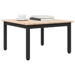 vidaXL Table basse Naturel 60 x 60 x 36 cm Bois de pin massif