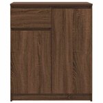 vidaXL Buffet avec tiroir chêne brun 71x35x84 cm bois d'ingénierie