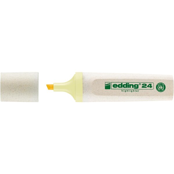 Surligneur 24 Ecoline Jaune pastel 2-5 mm x 10 EDDING
