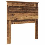 vidaXL Tête de lit Bois Ancien 90 cm Bois d'ingénierie