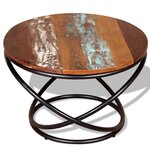 vidaXL Table basse Bois de récupération massif 60x60x40 cm