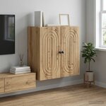 vidaXL Armoire Murale 59 x 31 x 60 cm Bois d'ingénierie