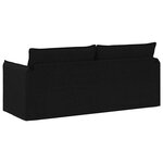 vidaXL Canapé Noir 196 x 82 x 85 cm tissu