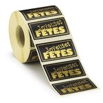 Étiquette cadeau adhésive plaisir d'offrir ø 30 mm (lot de 500)