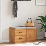 vidaXL Banc de couloir SANDNES 87x40x50 cm bois de pin massif