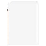 vidaXL Meubles TV muraux 2 Pièces blanc 40 5x30x40 cm bois d'ingénierie