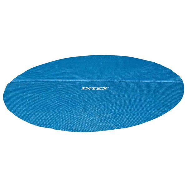 Intex Couverture solaire de piscine bleu 348 cm polyéthylène