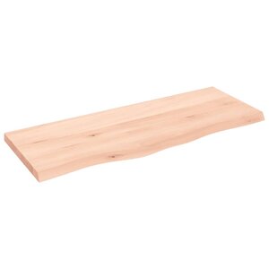 vidaXL Dessus de table 100x40x(2-4) cm bois de chêne massif non traité