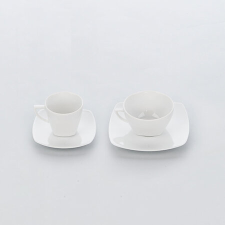 Tasse à café en porcelaine apulia 360 ml - lot de 6 - stalgast -  - porcelaine x65mm