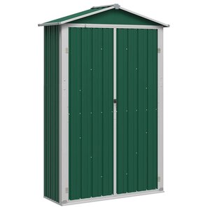vidaXL Abri de jardin Vert 116x45x175 cm Acier galvanisé