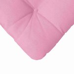 vidaXL Coussins de siège 4 Pièces Rose 45 x 45 x 12 cm tissu