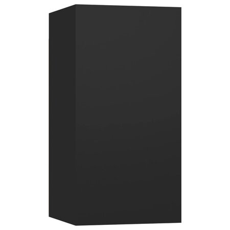 vidaXL Meuble TV Noir 30 5x30x60 cm Aggloméré