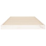 vidaXL Cadre de lit sans matelas blanc 90x190 cm bois de pin massif
