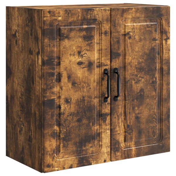vidaXL Armoire Murale Chêne fumé 59 x 31 x 60 cm Bois d'ingénierie