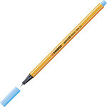 Stylo-feutre POINT 88 Pointe Fine 0 4 mm Bleu fluo STABILO