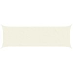 vidaXL Voile d'ombre Crème 6 x 2 m 100   polyester Oxford