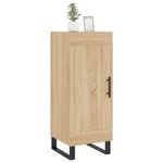 vidaXL Buffet Chêne sonoma 34 5x34x90 cm Bois d'ingénierie