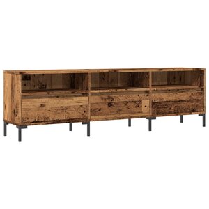 vidaXL Meuble TV vieux bois 150x30x44 5 cm bois d'ingénierie