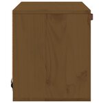 vidaXL Armoire murale Marron miel 40x30x35 cm Bois de pin massif