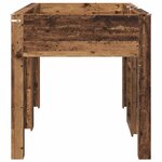 vidaXL Lit Superposé pour Enfants Bois ancien 90 x 200 cm