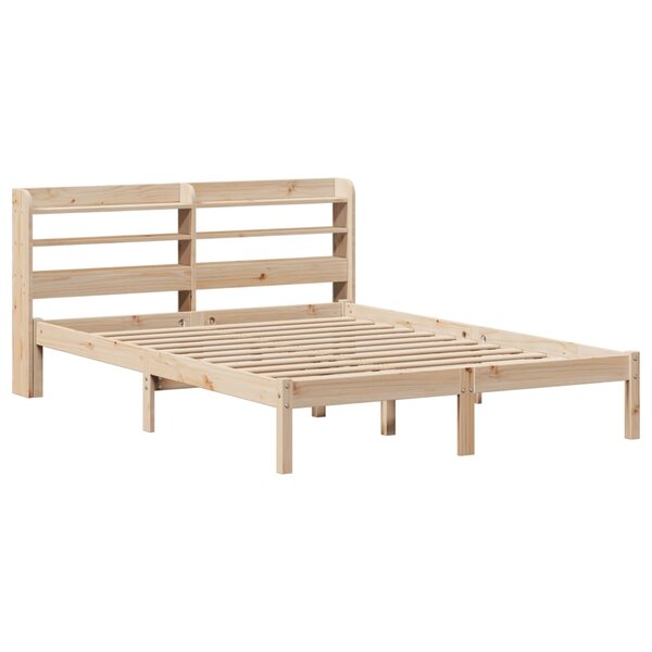 vidaXL Cadre de lit sans matelas 140x190 cm bois de pin massif