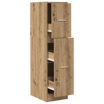 vidaXL Armoire d'apothicaire chêne artisanal bois d'ingénierie